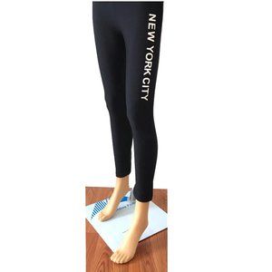 NEW YORK CITY Women's Yoga Leggings Fitness Workout Sport Stretchy Pants